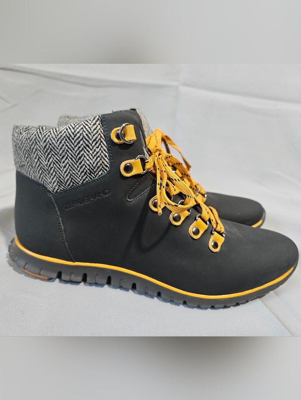 Cole Haan Fall Winter Snow Zerogrand Leather Waterproof Hiking Low Boot Sz 7.5